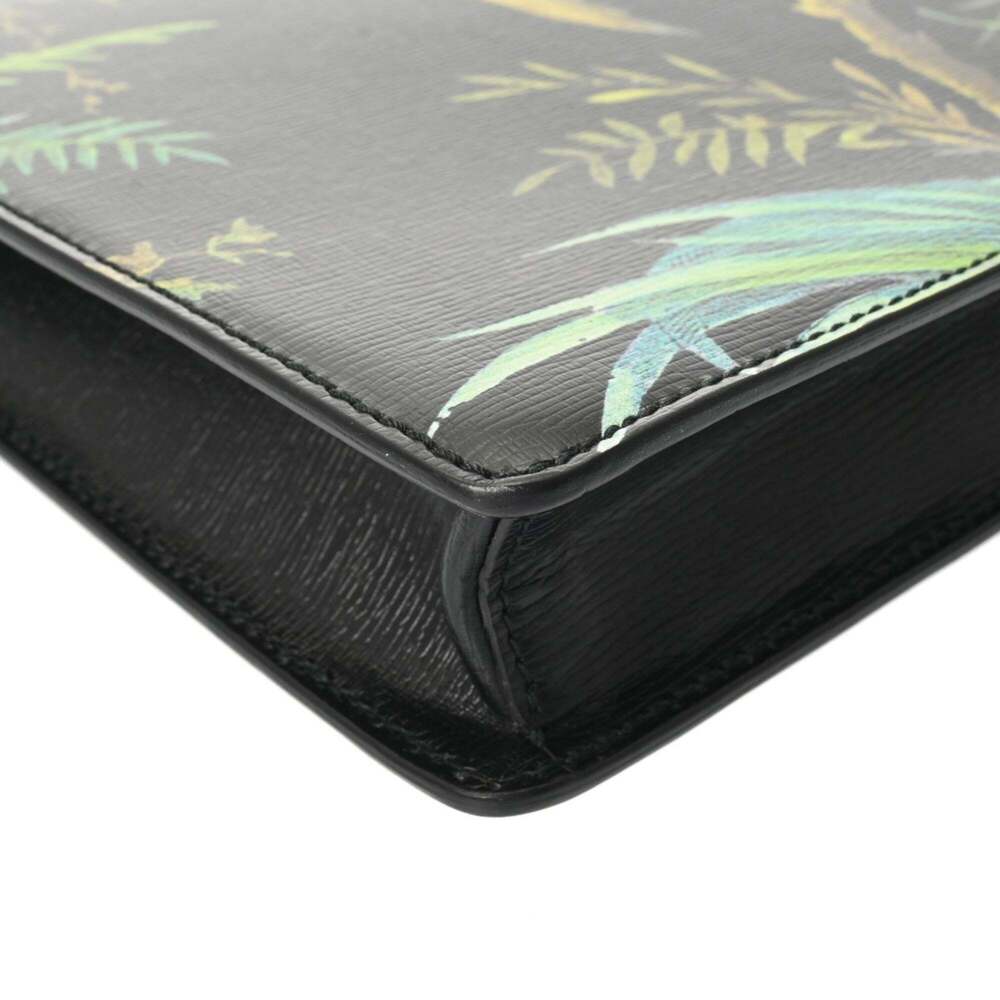 GUCCI Black Leather Clutch Bag - Picture 5 of 11